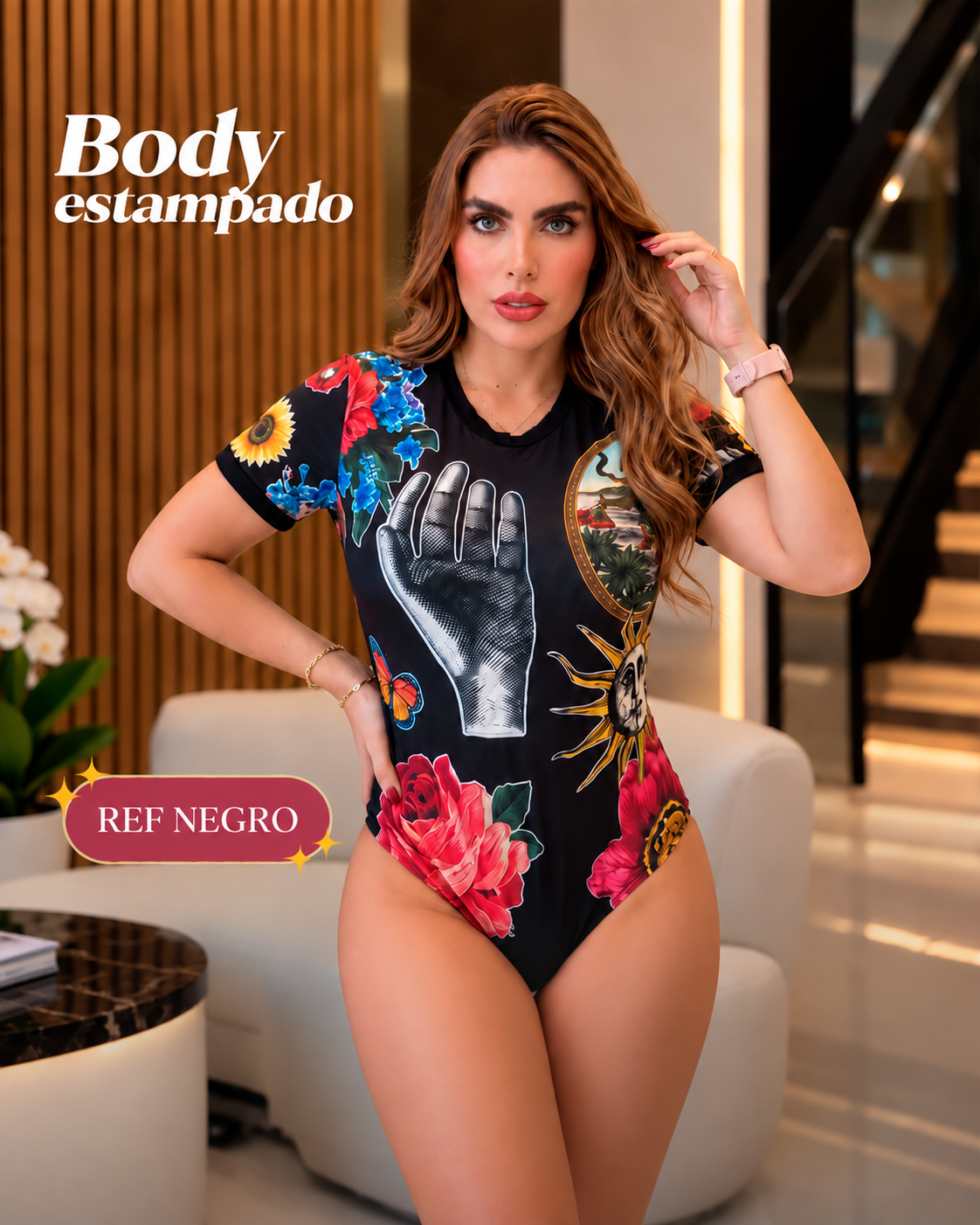 Body Premium Manga Corta