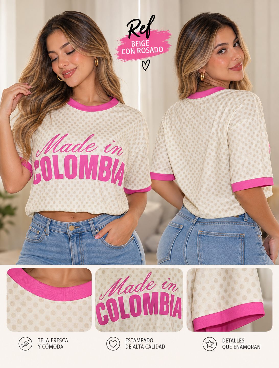 Camisetas para Colombianas!
