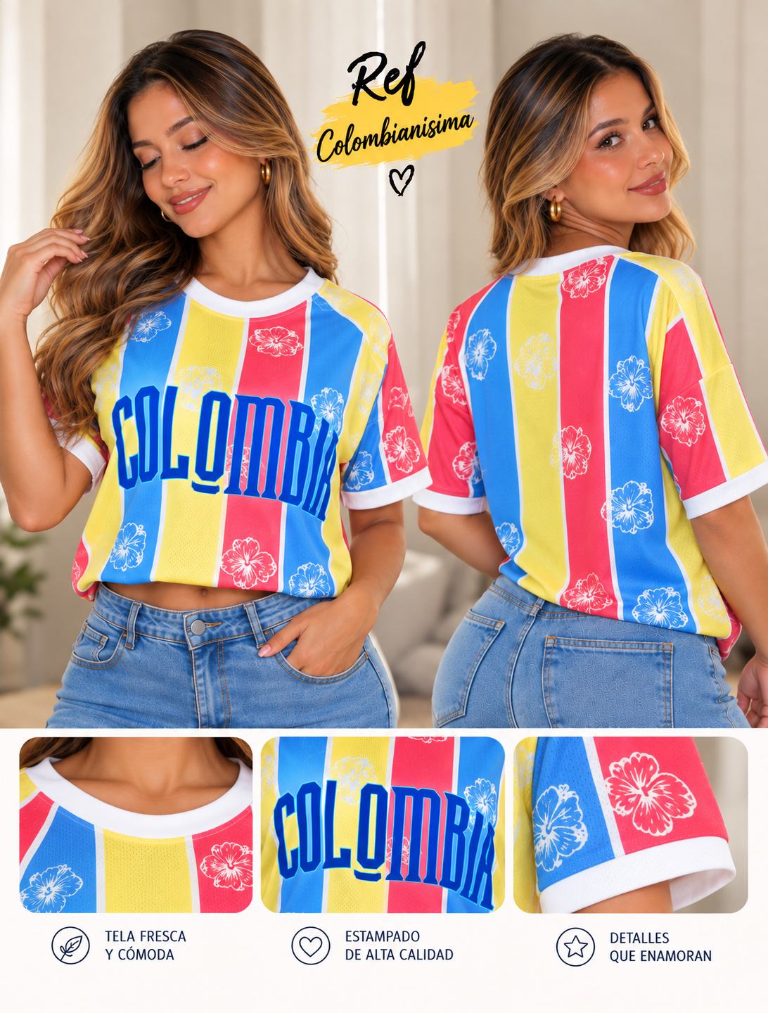 Camisetas para Colombianas!