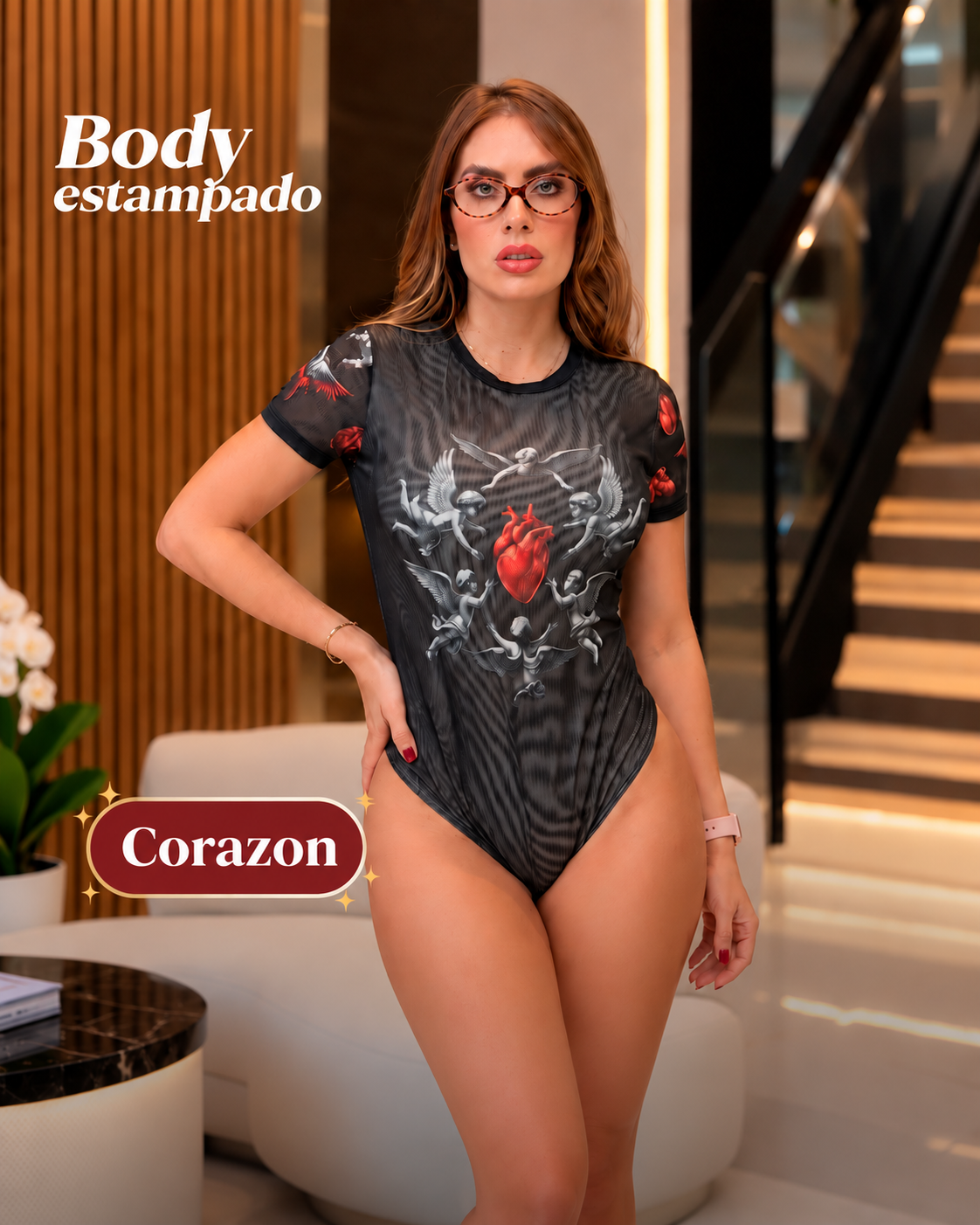 Body Premium Manga Corta